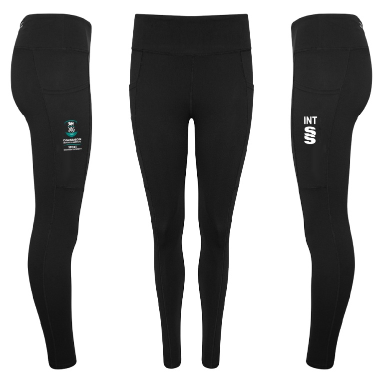 Swansea University Women's Rugby - Performance Full Length Leggings - Women's Fit