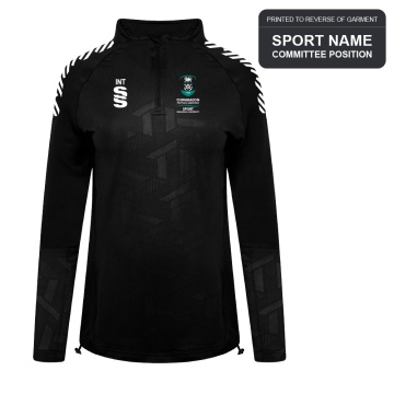 Swansea University Women's Rugby - Impact 1/4 Zip Performance Top - Women's Fit