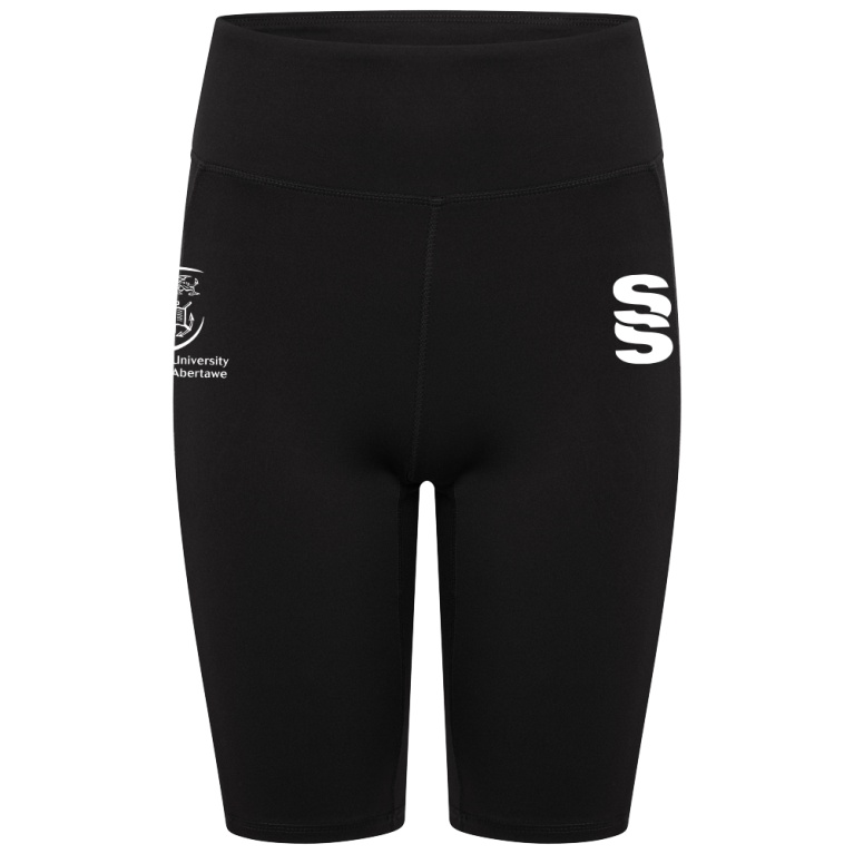 WOMENS DUAL CYCLING SHORT : Black