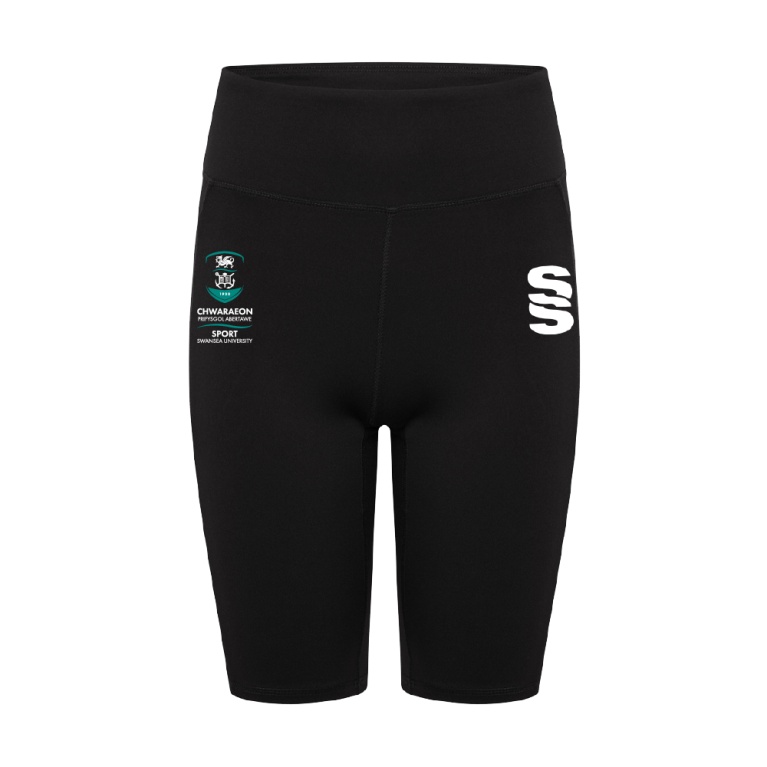 Swansea University Women's Rugby - Dual Cycling Short - Women's Fit