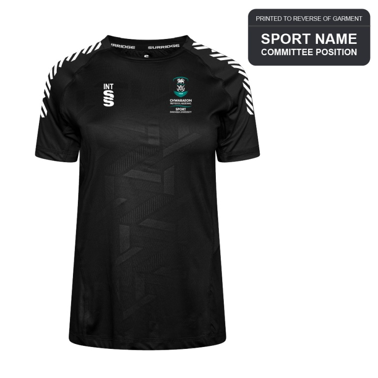 Swansea University Women's Rugby - Impact T-Shirt - Women's Fit