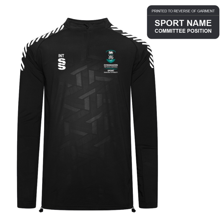 Swansea University Women's Rugby - Impact 1/4 Zip Performance Top - Unisex Fit